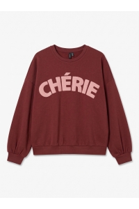 Vero Moda VMCIAOBELLA LS OVERSIZE BRUSHEDSWE : andorra/pink cherie