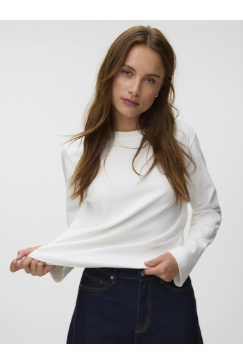 Vero Moda AWNAIMA LS O-NECK BOXY TOP NOOS