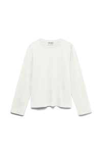 Vero Moda AWNAIMA LS O-NECK BOXY TOP NOOS snow white