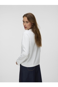 Vero Moda AWNAIMA LS O-NECK BOXY TOP NOOS snow white
