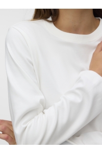 Vero Moda AWNAIMA LS O-NECK BOXY TOP NOOS snow white