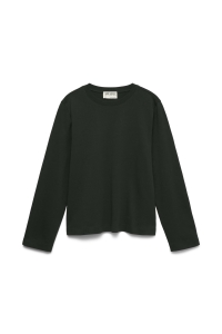 Vero Moda AWNAIMA LS O-NECK BOXY TOP NOOS black