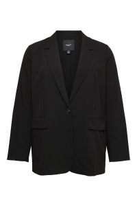 Vero Moda VMCTEXAS LS LOOSE STUDS BLAZER CUR black/w. black studs