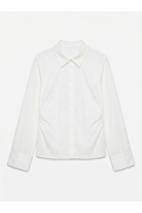 Vero Moda VMSOPHIE LS GATHERING JEW SHIRT WVN: snow white