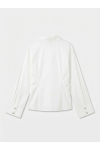 Vero Moda VMSOPHIE LS GATHERING JEW SHIRT WVN: snow white