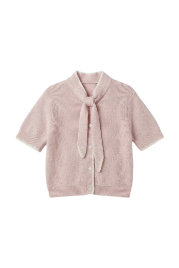 Vero Moda VMKASHIA SS TIE DETAIL KNIT CARDIGA: