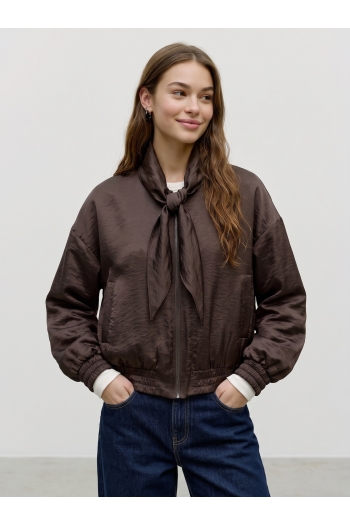 Vero Moda VMPENNY LS BOW BOMBER WVN EXP