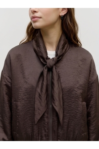 Vero Moda VMPENNY LS BOW BOMBER WVN EXP chocolate torte
