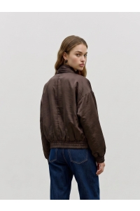 Vero Moda VMPENNY LS BOW BOMBER WVN EXP chocolate torte