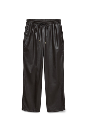 Vero Moda maatje meer broek chocolate torte VMCMAKAYLA MW PL PANT WVN BTQ CUR
