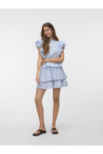 Vero Moda VMELIX LAYERED SHORT SKIRT WVN