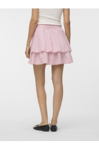 Vero Moda VMELIX LAYERED SHORT SKIRT WVN bleached mauve