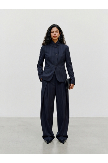 Vero Moda VMALINA MW WIDE PLEATED PANT VIP Dames