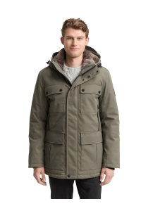 Tom Tailor Group Fieldjacket with hood olive green