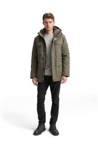 Tom Tailor Group Fieldjacket with hood olive green