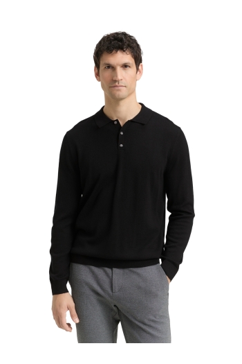 Tom Tailor Group Merino Wool Knit Polo