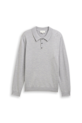 Tom Tailor Group Merino Wool Knit Polo