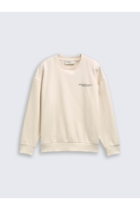 Tom Tailor Group Printed Sweatshirt wool white