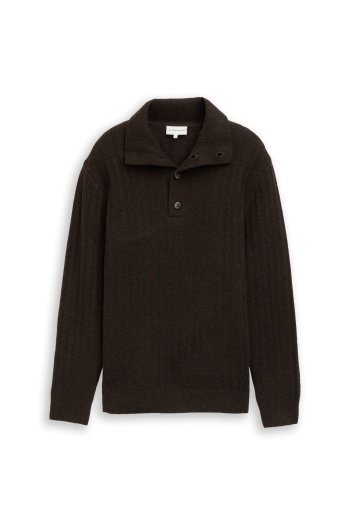 Tom Tailor Rib structured knit Heren