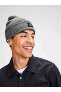 JACK&JONES ORIGINALS JACDNA BEANIE NOOS grey melange
