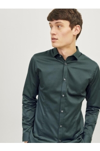 JACK%JONES PREMIUM JJPRPARMA SHIRT L/S NOOS darkest spruce/super slim