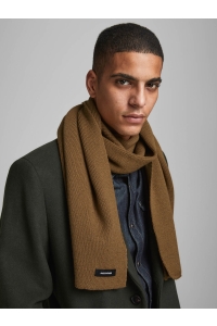 JACK&JONES ORIGINALS JACDNA KNIT SCARF NOOS rubber