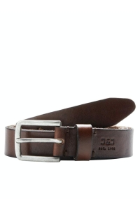 JACK&JONES ORIGINALS JACLEE LEATHER BELT NOOS black coffee