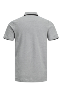 JJEPAULOS POLO SS NOOS light grey melange/slim fit - me