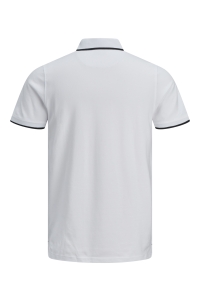 JJEPAULOS POLO SS NOOS white/slim fit