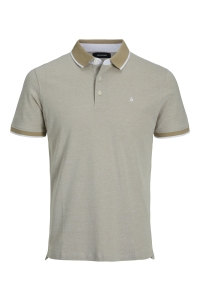JJEPAULOS POLO SS NOOS crockery/slim fit
