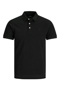 JJEPAULOS POLO SS NOOS black/tonal/black/slim