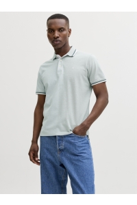 JJEPAULOS POLO SS NOOS mineral blue/play