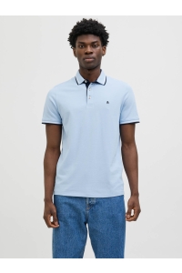 JJEPAULOS POLO SS NOOS chamray blue/play
