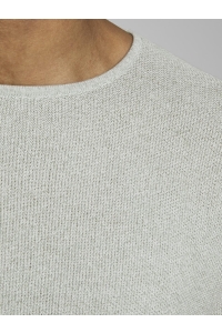 JJERON KNIT CREW NECK STS lily pad/twisted with jet stream