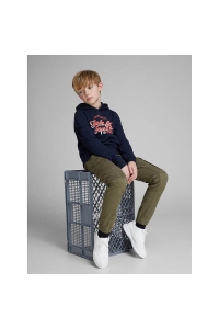jack en jones boys JJIPAUL JJFLAKE AKM 542 OLIVE N NOO: olive night
