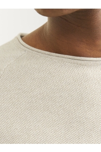 JJEHILL KNIT CREW NECK NOOS oatmeal/melange
