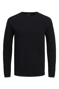 JJEHILL KNIT CREW NECK NOOS black