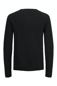 JJEHILL KNIT CREW NECK NOOS black