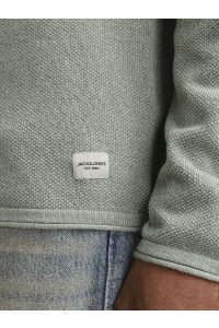 JJEHILL KNIT CREW NECK NOOS iceberg green/twist