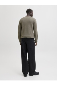 JJEHILL KNIT CREW NECK NOOS vetiver