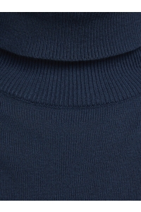 JJEEMIL KNIT ROLL NECK NOOS navy blazer