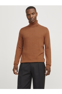 JJEEMIL KNIT ROLL NECK NOOS mocha bisque