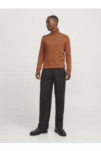 JJEEMIL KNIT ROLL NECK NOOS mocha bisque