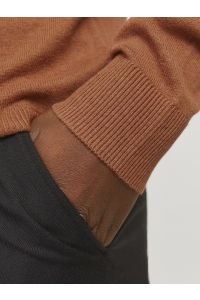 JJEEMIL KNIT ROLL NECK NOOS mocha bisque
