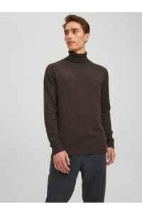 JJEEMIL KNIT ROLL NECK NOOS mulch/twist