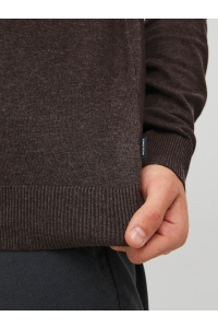 JJEEMIL KNIT ROLL NECK NOOS mulch/twist