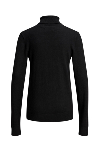 jack en jones boys JJEEMIL KNIT ROLL NECK STS JR black