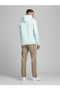 JJELOGO SWEAT HOOD 2 COL 20/21 NOOS bleached aqua/reg