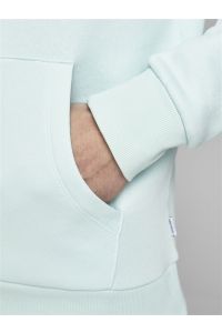 JJELOGO SWEAT HOOD 2 COL 20/21 NOOS bleached aqua/reg