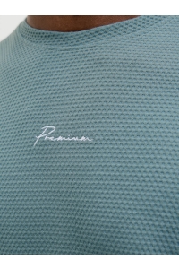 JACK%JONES PREMIUM JPRBLAFRANCO SS TEE CREW NECK LN stormy sea